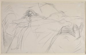 I säng, omkring 1896 av Henri de Toulouse Lautrec