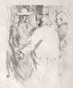 Vid foten av Sinai: Clemenceau till Busk, 1898. av Henri de Toulouse Lautrec