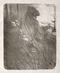 Vid foten av Sinai: De polska judarnas bön av Henri de Toulouse Lautrec