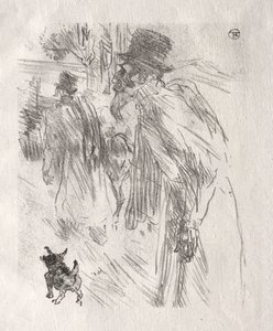 Vid foten av Sinai: De polska judarna, Carlsbad, 1898. av Henri de Toulouse Lautrec