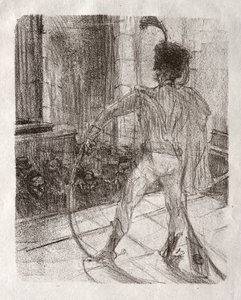 Vid foten av Sinai: Schlomé Fuss vid synagogan av Henri de Toulouse Lautrec