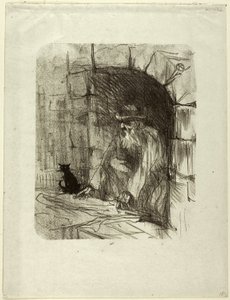 Hinterzimmer eines Ladens in Krakau, aus Au Pied du Sinaï von Henri de Toulouse-Lautrec