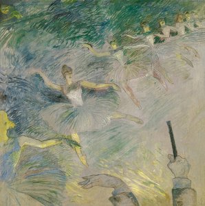 Balettdansare. 1885/86 av Henri de Toulouse Lautrec
