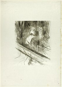 Baron Moïse, boxen, från Au Pied du Sinaï av Henri de Toulouse Lautrec