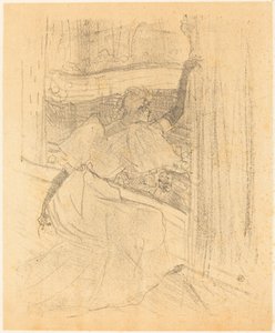 Böjer sig för publiken Saluant le public, 1898. av Henri de Toulouse Lautrec