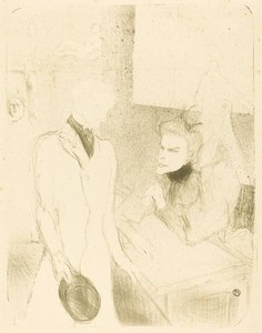 Brandes och Le Bargy i "Cabotins" av Henri de Toulouse Lautrec
