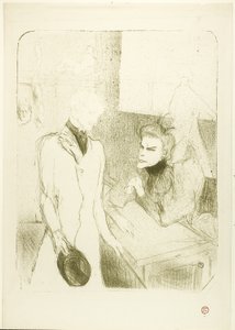 Brandès och le Bargy, i Les Cabotins av Henri de Toulouse Lautrec