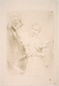 Brandès och Leloir, i Cabotins av Henri de Toulouse-Lautrec