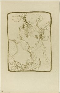 Byst av Mademoiselle Marcelle Lender av Henri de Toulouse Lautrec