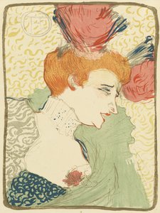 Byst av Mlle. Marcelle Lender (Mlle. Marcelle Lender, en byst) av Henri de Toulouse Lautrec