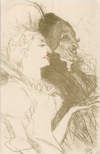 Karneval, 1894, 1894. av Henri de Toulouse Lautrec