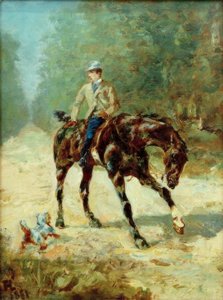Ryttare M. du Passage av Henri de Toulouse Lautrec