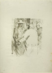 Clemenceau i Busk, från Au Pied du Sinaï av Henri de Toulouse Lautrec