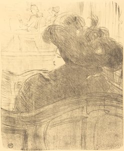 Cleo de Merode av Henri de Toulouse Lautrec