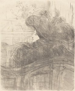 Cleo de Merode av Henri de Toulouse Lautrec