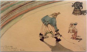 Clown tränare av Henri de Toulouse Lautrec