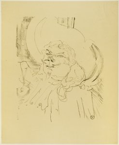 Coquelin den äldre, från Treize Lithographies av Henri de Toulouse Lautrec