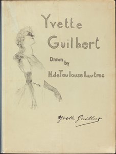 Cover, Yvette Guilbert von Henri de Toulouse Lautrec