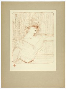 I limmet, plåt två från Yvette Guilbert av Henri de Toulouse Lautrec