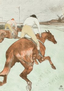 Jockeyn (Le Jockey). 1899 av Henri de Toulouse Lautrec