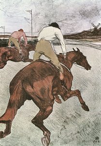 Jockeyn av Henri de Toulouse Lautrec