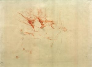 Sömnen av Henri de Toulouse Lautrec