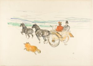 Doppelgeschirr von Henri de Toulouse-Lautrec