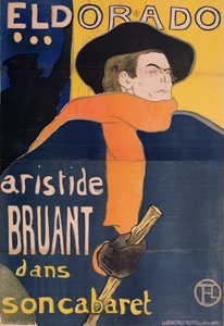 Eldorado: Aristide Bruant, 1892 von Henri de Toulouse Lautrec