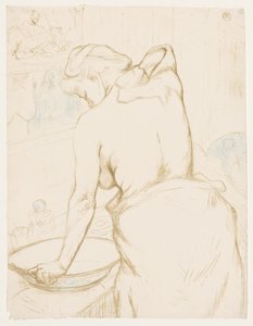 Elles: Toaletten av Henri de Toulouse-Lautrec