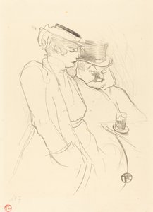 I fyrtio, 1893. av Henri de Toulouse Lautrec