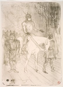 Ingång till Brasseur, i Chilpéric av Henri de Toulouse Lautrec