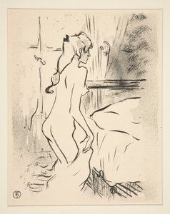 Etude de femme (studie av en kvinna) av Henri de Toulouse Lautrec