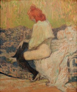 Femme rousse, Justine Dieuhl von Henri de Toulouse Lautrec
