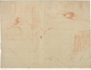 Kvinna på ryggen, trötthet av Henri de Toulouse Lautrec