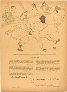 Footit and Chocolat (Footit et Chocolat) [vänster recto] av Henri de Toulouse Lautrec