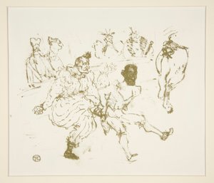 Footit och choklad av Henri de Toulouse Lautrec