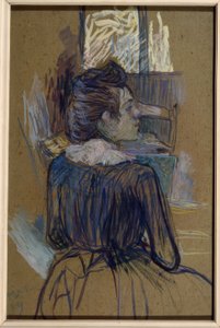 Kvinna vid fönstret av Henri de Toulouse Lautrec
