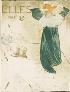 Frontispice, från Elles av Henri de Toulouse Lautrec
