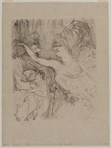 Guy och Mealy, i Paris qui Marche, 1898. av Henri de Toulouse Lautrec