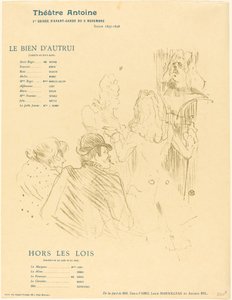 Homage to Moliere Homage to Moliere, 1897. av Henri de Toulouse Lautrec
