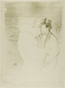 Ida Heath i baren av Henri de Toulouse Lautrec