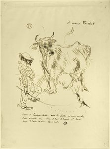 Inbjudan till ett glas mjölk av Henri de Toulouse Lautrec