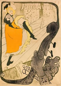Jane Avril von Henri de Toulouse-Lautrec