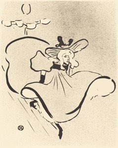 Jane Avril, 1893. av Henri de Toulouse Lautrec