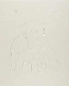 Jane Hading, från Treize Lithographies av Henri de Toulouse-Lautrec