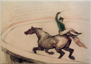 Jockey av Henri de Toulouse Lautrec