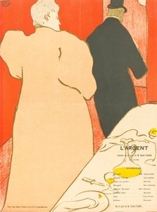 Pengar, 1895. av Henri de Toulouse Lautrec