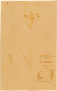 Den spetälske, 1896. av Henri de Toulouse Lautrec