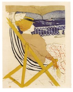 La Passagere du 54 eller Promenade en Yacht, 1895 av Henri de Toulouse Lautrec