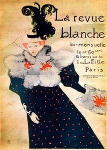 La Revue Blanche, c1800-talet. av Henri de Toulouse Lautrec
